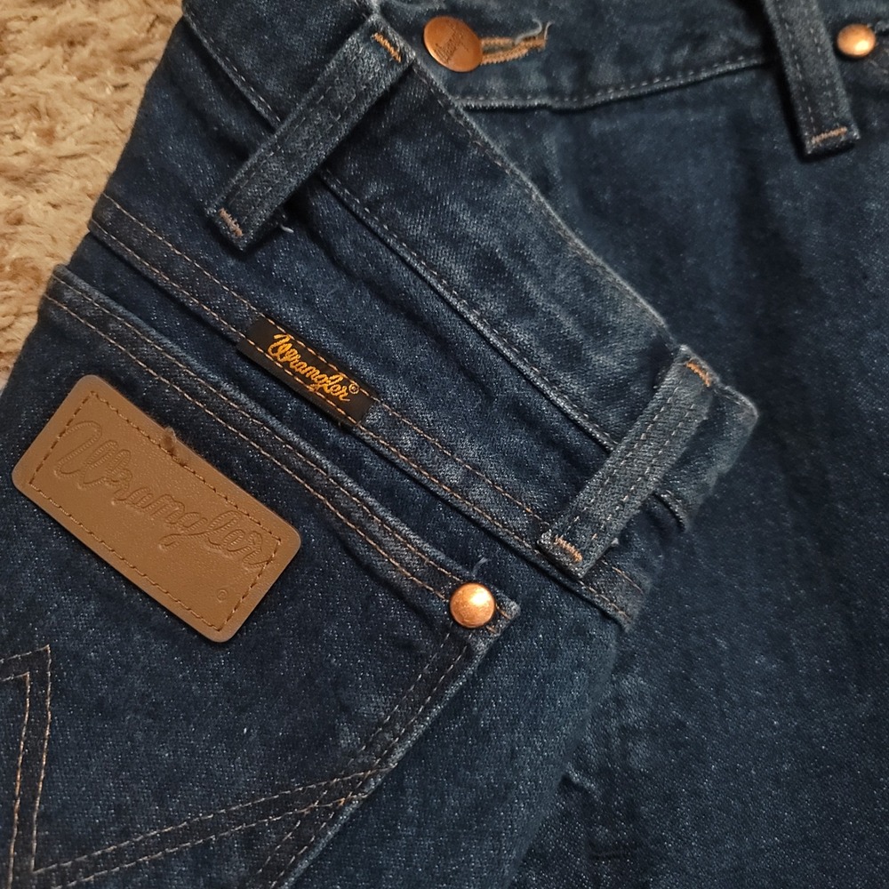 Wrangler Jeans Men 38x36 Blue Cowboy Cut Original Fit 13MWZPW Straight Leg Denim